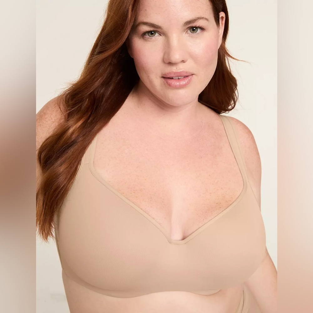 Cacique Cream Full-Coverage Bra